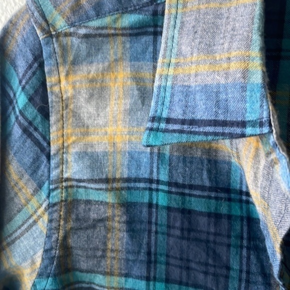 Pendleton top women’s button up size medium beautiful plaid 100% cotton - Picture 3 of 10